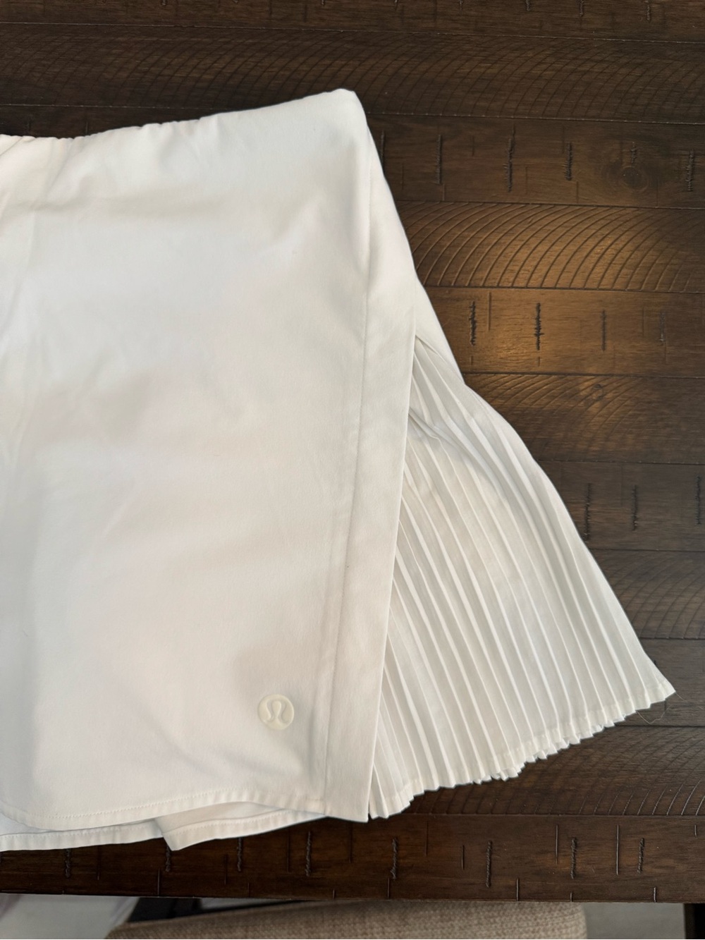 Lululemon White Pleated Tennis Skirt - Picture 3 of 10